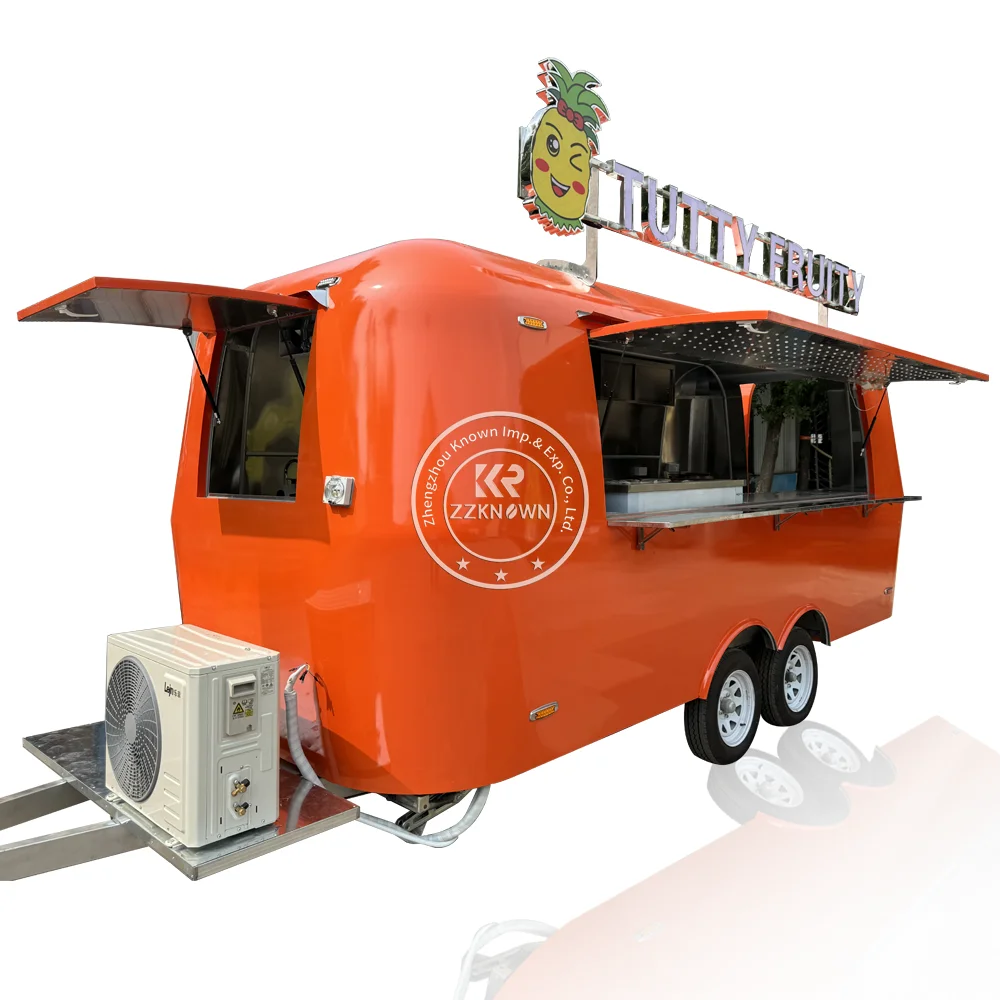 Вантажь для быстрого питания Airstream 2024 тележка закусок пиццы мобильный кухонный