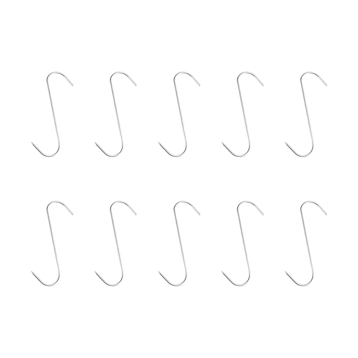 

Крючки из нержавеющей стали, крючок для мяса, инструмент для горячего и холодного курения, для охоты, курицы, барбекю, свиной колбасы, крючок ...