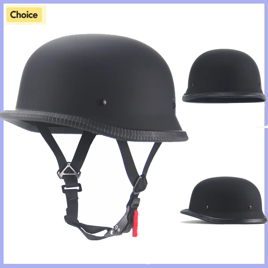 Мотоциклетный шлем 1 шт. винтажный полулицевой мотошлем в стиле ретро для скутера