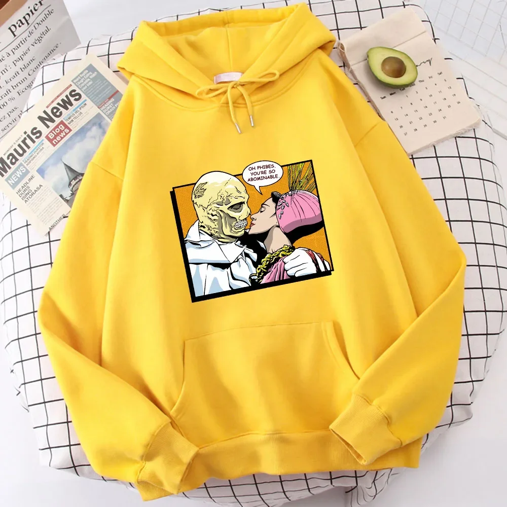 

Женская толстовка с капюшоном Love Is Forever You Are So Abominable, уличная Толстовка Harajuku, осенняя флисовая одежда, свободный Универсальный женский пуловер