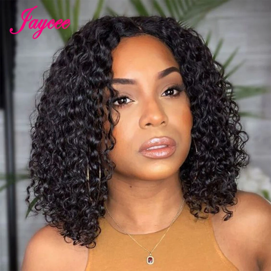 

Brazilian Curly Bob Wig Human Hair Lace Front Wigs Short Curly Wig 13x4 Lace Frontal HD Wigs For Women Cheveux Humain Perruque