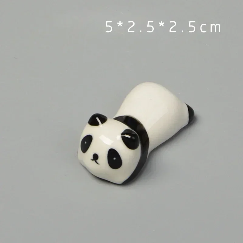 Один набор милых миниатюрных панд милые керамические животные украшения ручной
