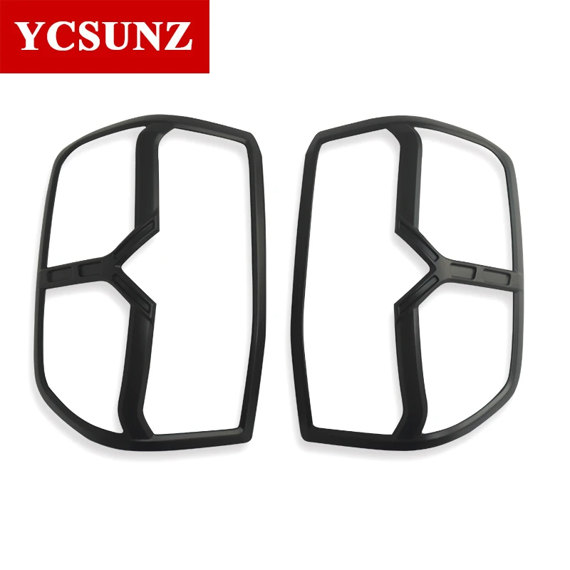 

2022 ABS Tail Lights Cover For Ford Ranger T9 2022 2023 XL XLS XL+ Rear Lamp Hoods Car Styling Accessories