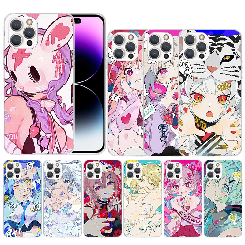 

Мягкий чехол с рисунком для iPhone 14 13 12 Mini 11 Pro Max X XS XR 7 Plus 8 + 6 6S 5 SE