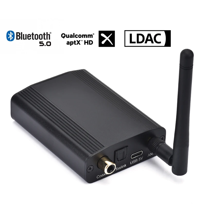 

CSR8675 Bluetooth 5.0 24Bit/96K Aptx Aptx-HD LDAC Receiver Digital Audio Hifi Coaxial Optical SPDIF Wireless Adapter 2022 New