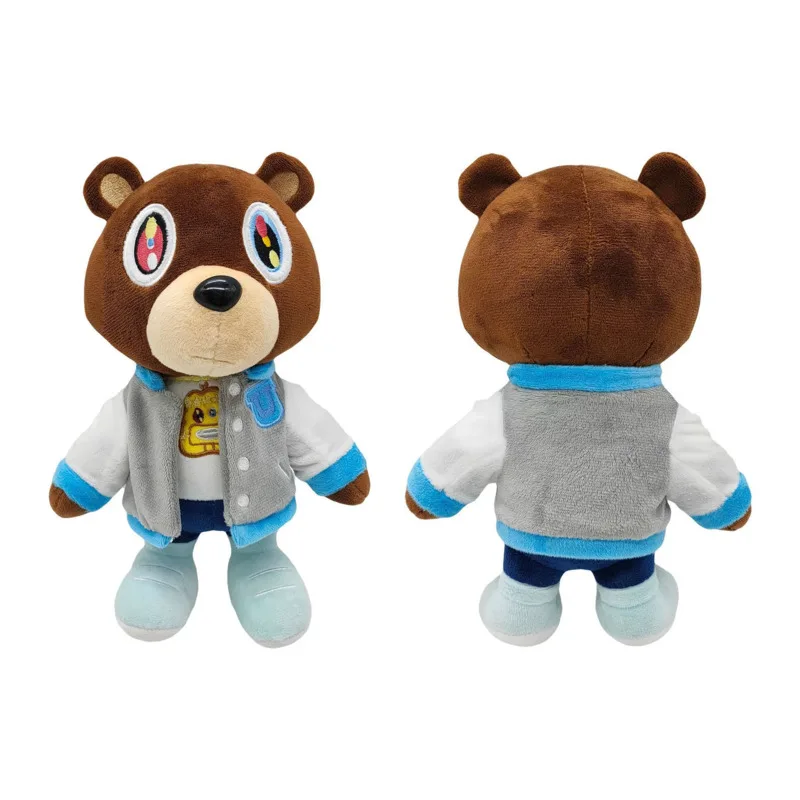 

New 26CM Kanye Teddy Bear Plush Toy Cartoon Rilakkuma Bear Dolls Stuffed Soft Toy Christmas Birthday Gift For Children