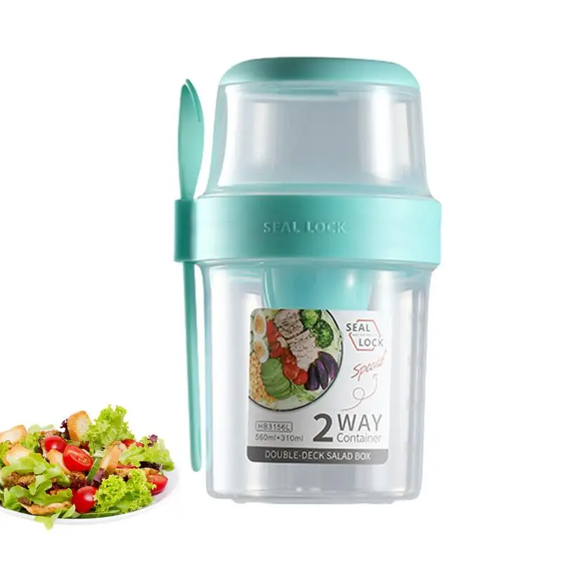 Чашка для завтрака из овсяной муки портативная дорожная чаша хлопьев прочный