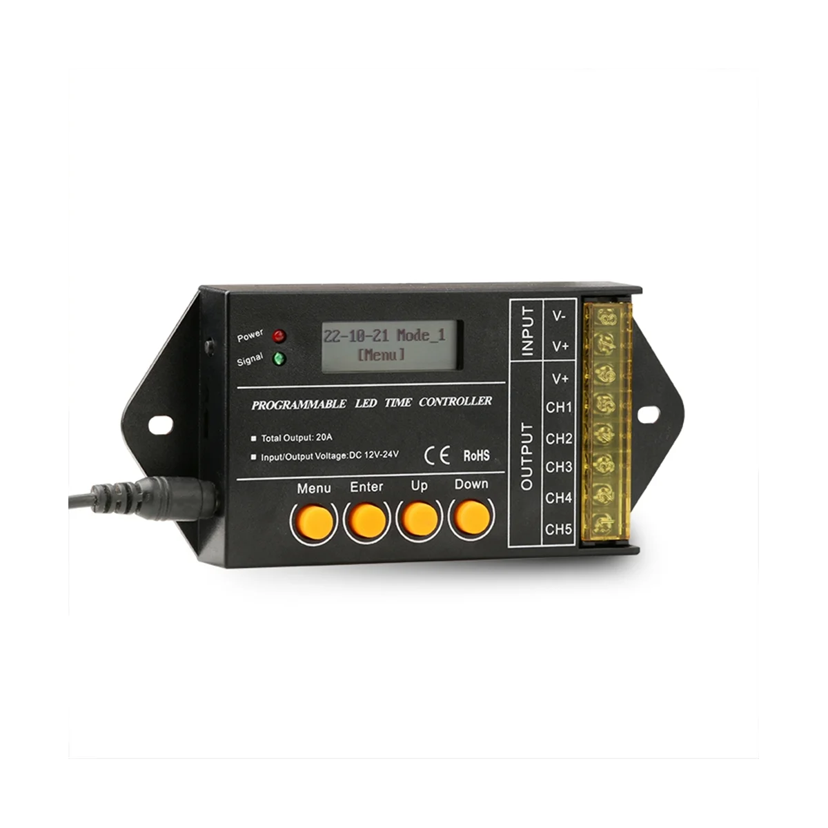 Новинка мини-контроллер с таймером для 5-канальной светодиодной ленты