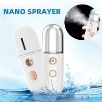 portable usb rechargeable face mist nano sprayer facial body nebulizer steamer face humidifier instrument spot cleaner