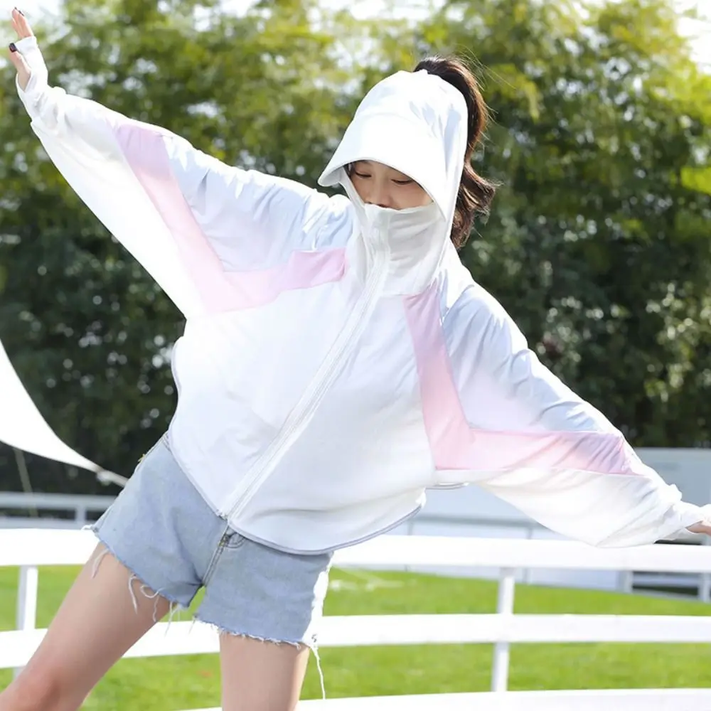 Солнцезащитная накидка с защитой от УФ-лучей и длинными рукавами