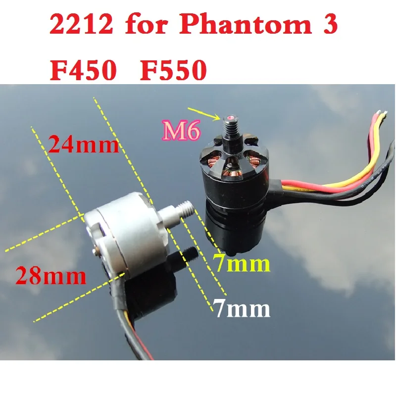4PCS 2212 Brushless Motor For  Multi-axis RC Aircraft DIY 960KV For Phantom 3 F450F550