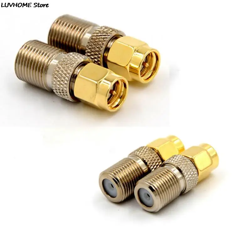 

1 /2 шт., прямой коаксиальный адаптер с разъемом типа F на разъем SMA