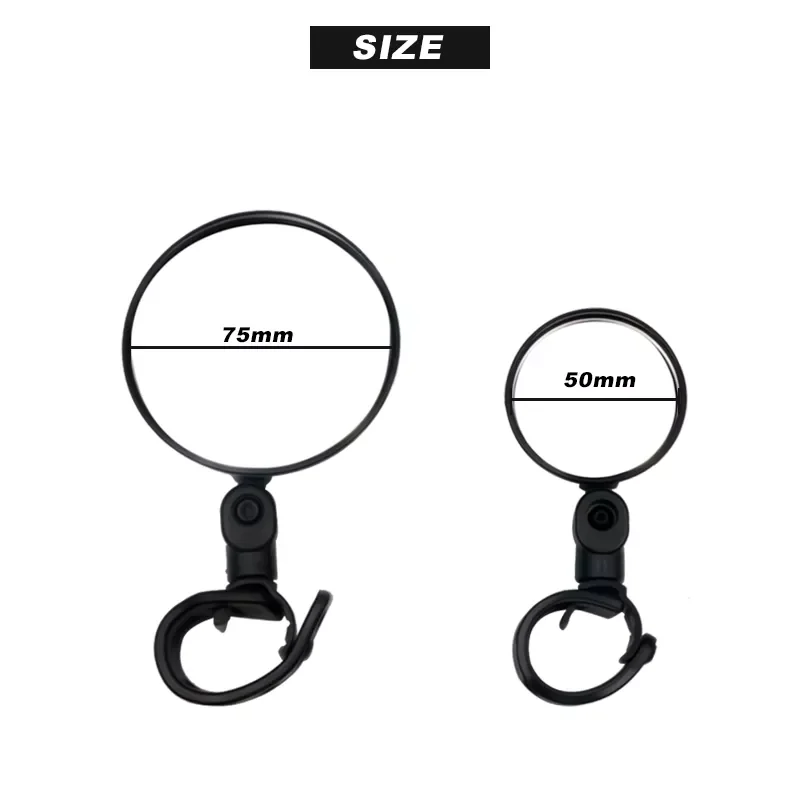 

Hot Sale Rearview Handlebar Mirrors Wide Angle Convex Mirror MTB Mountain Road Cycling Round Universal Rearview Bike Accessories