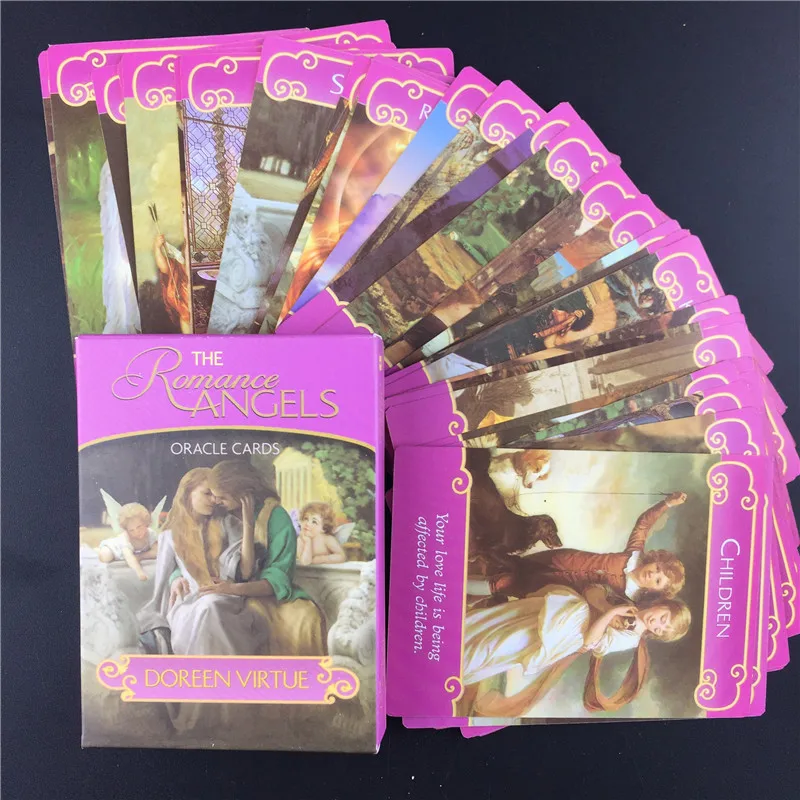 

Full English New Romance Angels Oracle Cards Deck Tarot Cards double game By Doreen Virtue Out Of Print