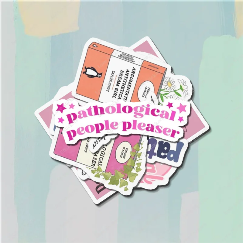 Наклейки People Pleaser 5 шт. для гостиной бампера аниме милый детский автомобиль