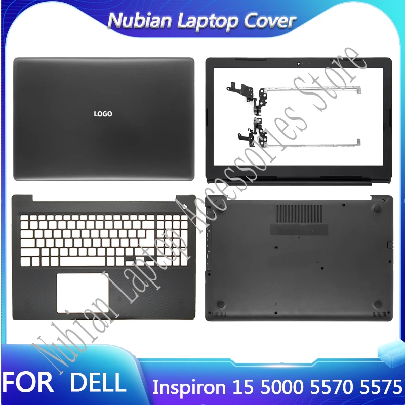 

New For Dell Inspiron 15 5000 5570 5575 Series Laptop LCD Back Cover/Front Bezel/Palmrest/Hinges/Bottom Case 01JPXK
