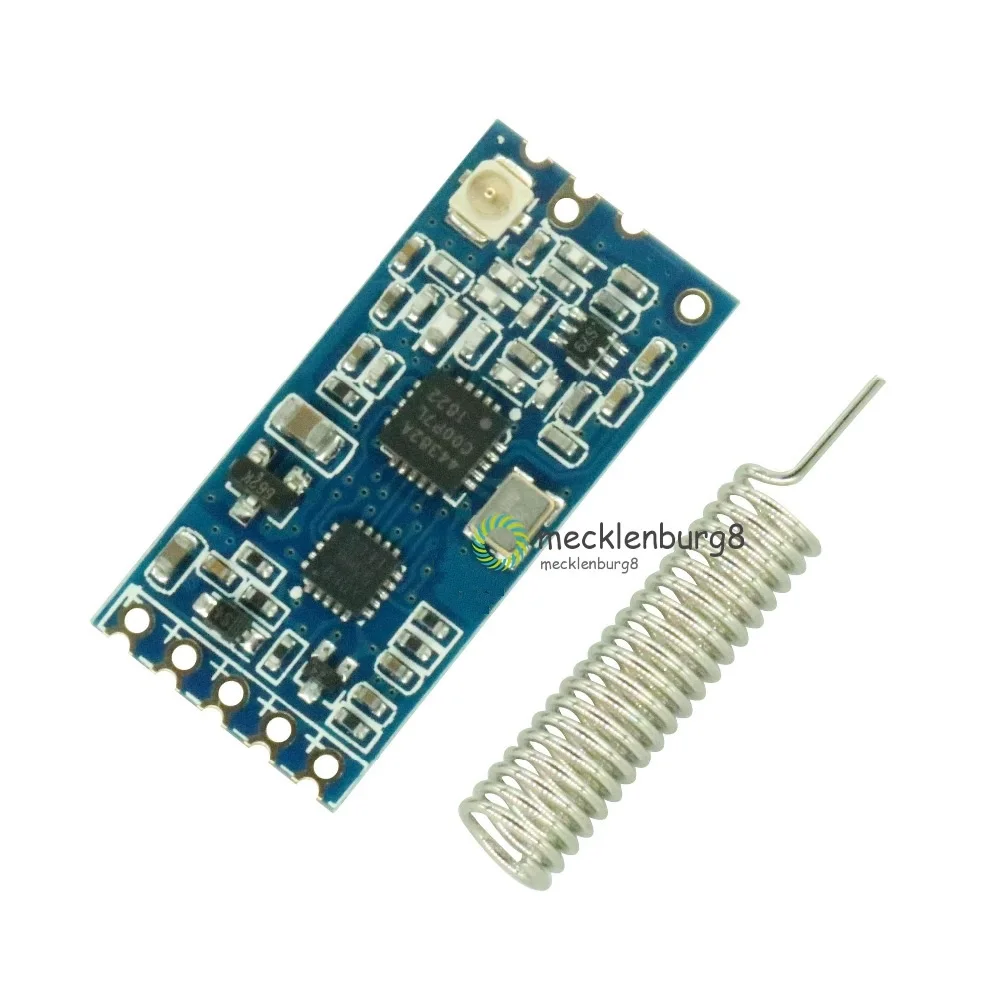 

HC-12 433Mhz Wireless Serial Port Microcontroller Max 100MW 1000M Distance Wireless Module With DC3.2-5.5V
