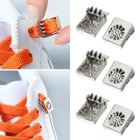 daisy lace lock diy sneaker kits metal laces buckle shoe buckle daisy no tie buckle shoelaces shoe charm shoelace accessories