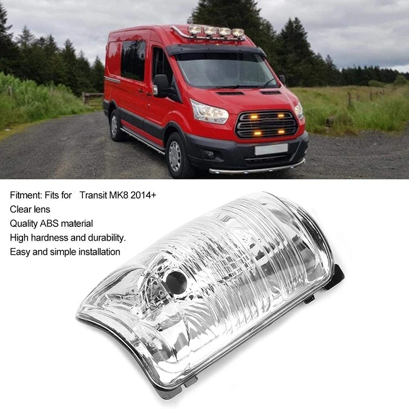 Зеркальный световой индикатор крыла Прозрачная крышка объектива 1847387 1847389 для Ford