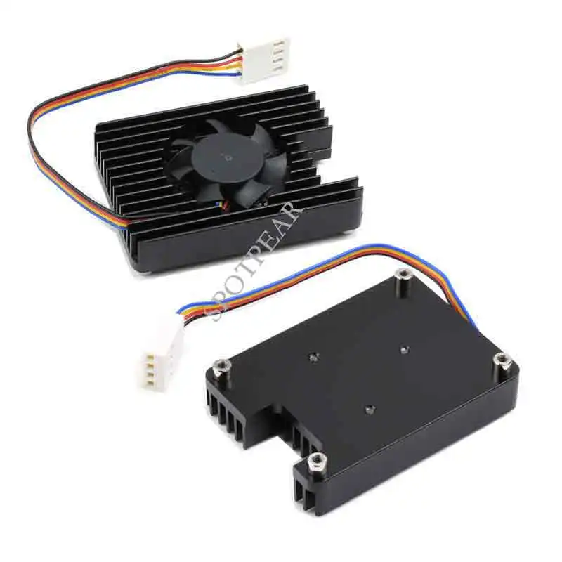 Компьютер Raspberry Pi модуль 4 CM4 алюминиевый теплоотвод PWM вентилятор - купить по