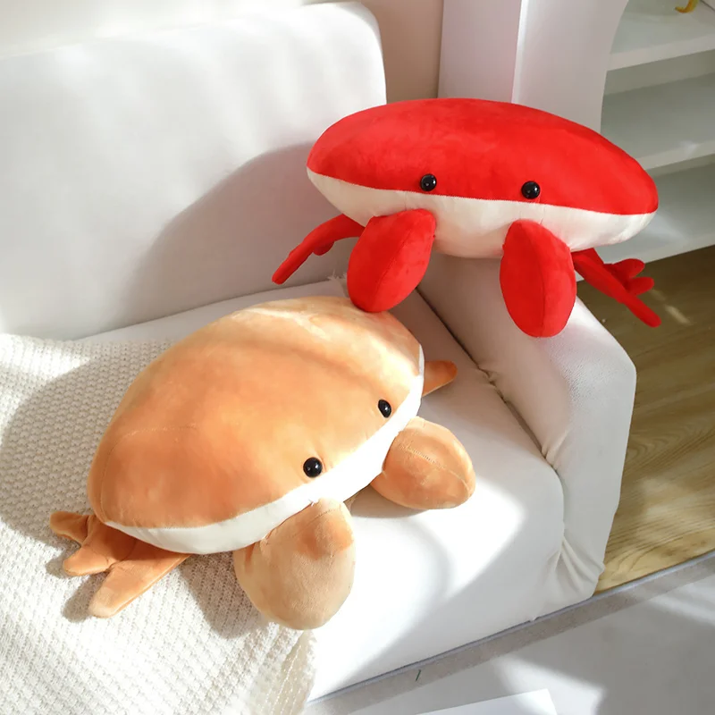 

1pc 40cm Funny Doll Intresting Simulation Sea Anime Red Bread Crab Stuffed Plush Toy Birthday Present For Kids Girls