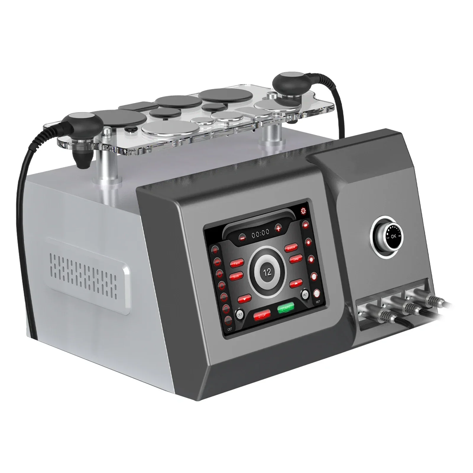 448 кГц Tecar Терапевтический аппарат RET CET Монопольное радиочастотное устройство