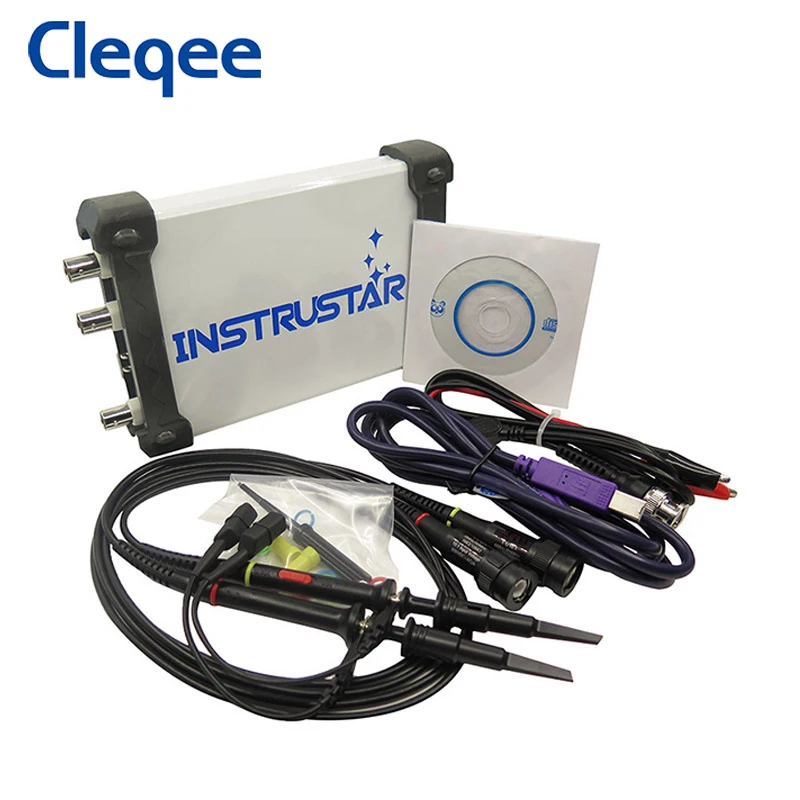 

ISDS210B 4 IN 1 Dual Channel PC USB Portable Digital Oscilloscope + Spectrum Analyzer +DDS +Sweep 40M 100MS/s