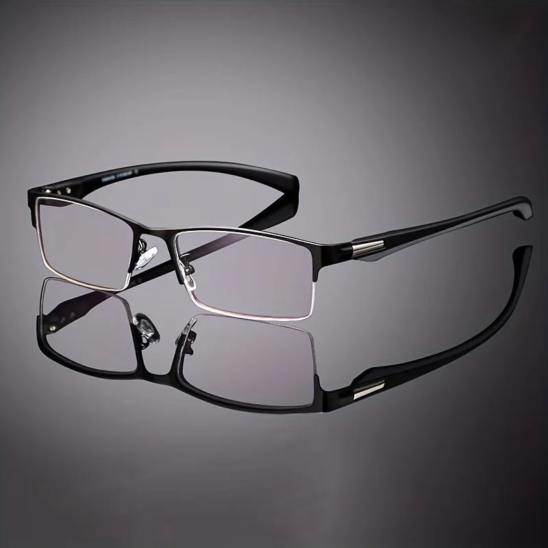 

Men Reading Glasses Anti Blue Light Glasses Classic Rectangle Anti Eyestrain Presbyopic Glasses for Women Men Unisex