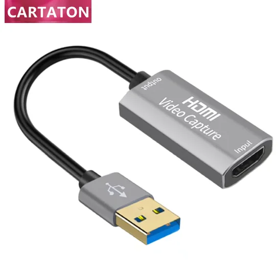 Заводская цена высокоскоростная карта видеозахвата 4k hdmi на usb 2 0 для записи игр