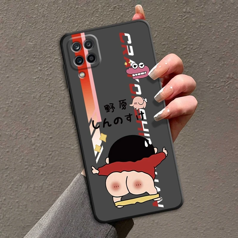 

Coque Case Shy Crayon Shinchan Japan Cartoon For Samsung A20e A10 A50 A12 A13 4G 5G A03 A70 A04 A14 A02s A11 A30 A40 A03s A03