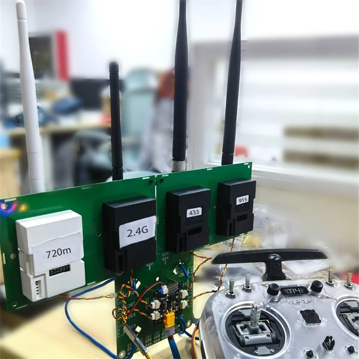 Передатчик Diversity Board Приемник Dual 915/2.4G RX и TX для FPV DIY Запчасти