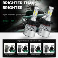 led light bulbs on cars lenses for headlights vehicles accessories h11 h27 5202 9012 h4 9003 9004 9007 h13 led headlight bulb
