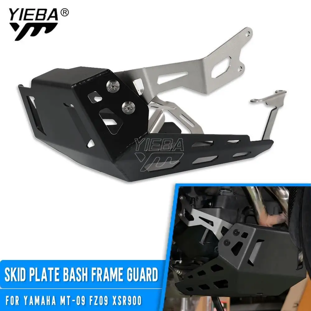 

For Yamaha FZ09 FJ09 MT09 MT-09 FZ 09 2013 2014 2015 2016 2017 2018 2019 2020 2021 Motorcycle Engine Skid Plate Bash Frame Guard