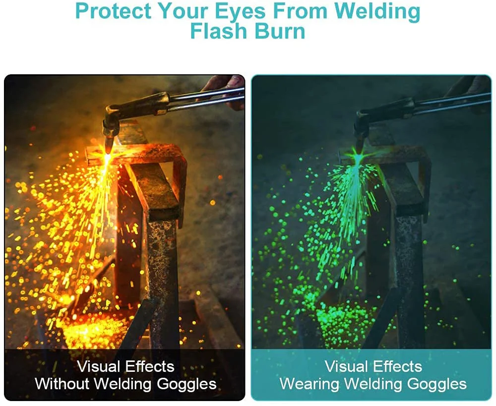 Сварочные очки специальные антибликовые солнечные для аргоновой дуговой сварки