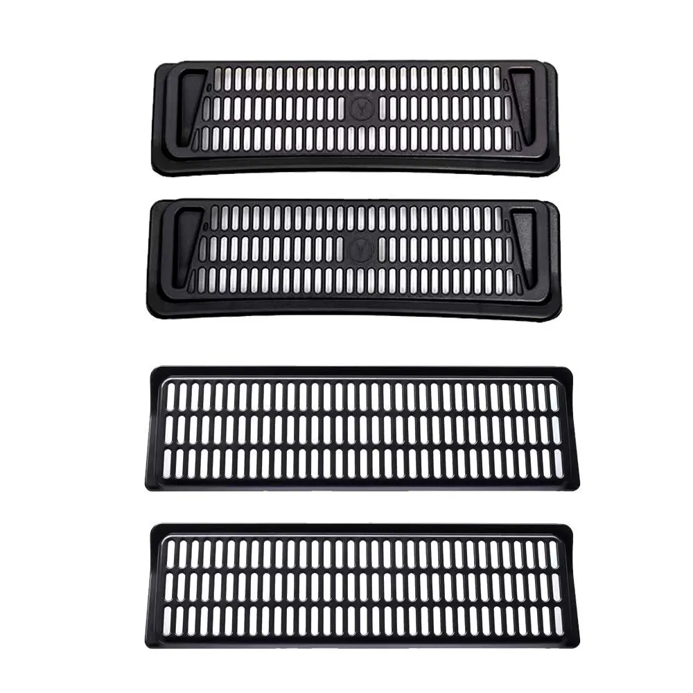 

Tesla Air Conditioner Cover Model Y Car Black Dustproof Under Rear Seat Seat Air Vent Duct Outlet Shell Cover 2PCS/Set Parts