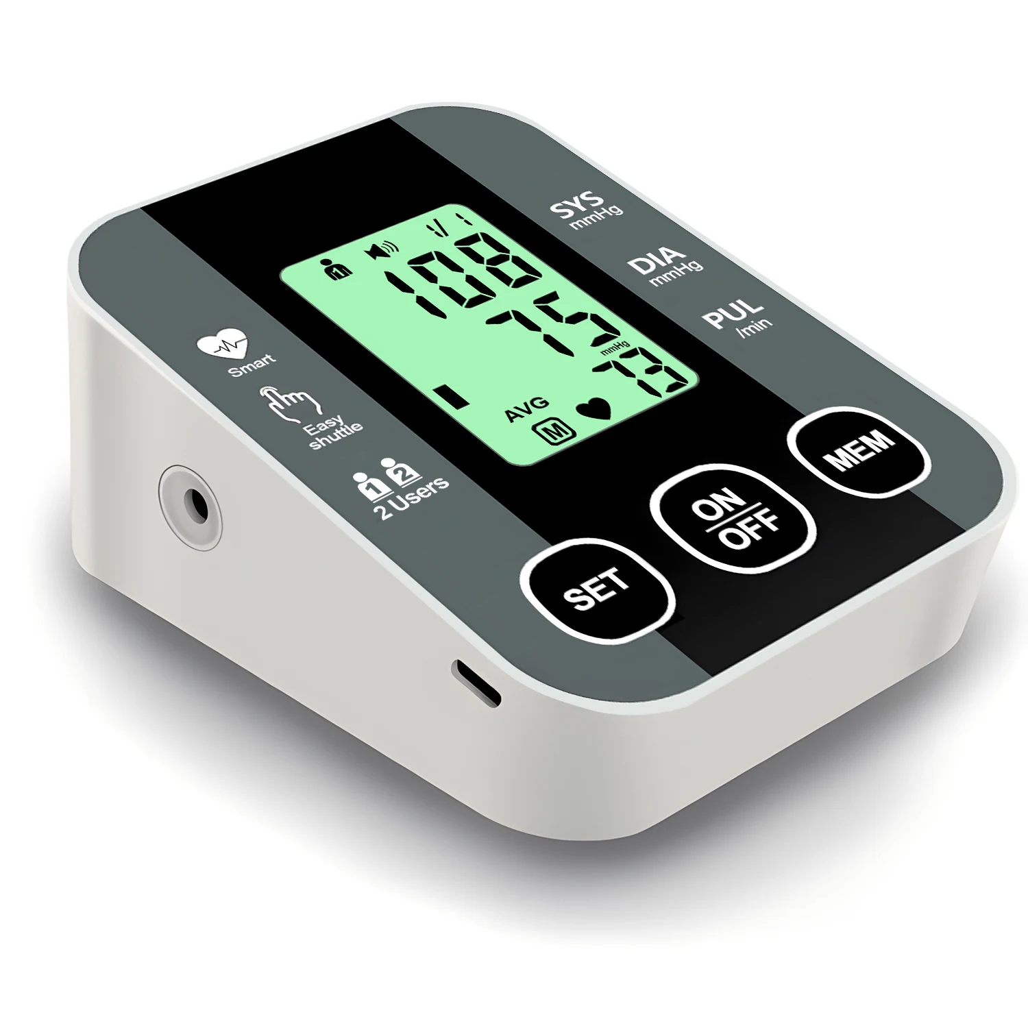 Цифровой Монитор Артериального Давления Для Пожилых Людей Измеритель Пульса На