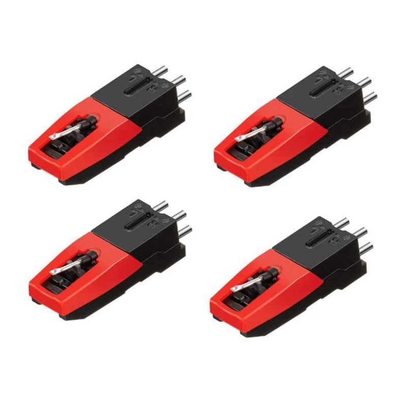 

4 Pcs Turntable Replacement Stylus Needles Turntable for LP Ion Phonograph Record Player