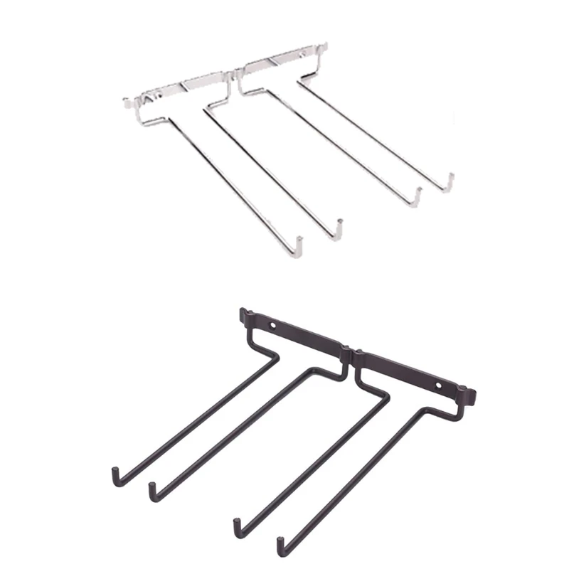 

10-дюймовая двухрядная стойка для Винных Бокалов, кухонный держатель для бокалов