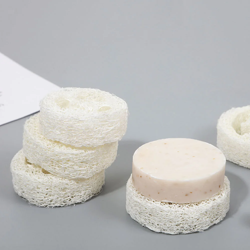 5 шт. щетка для душа ванны дорожная скруббер губка из люфы держатель мыла