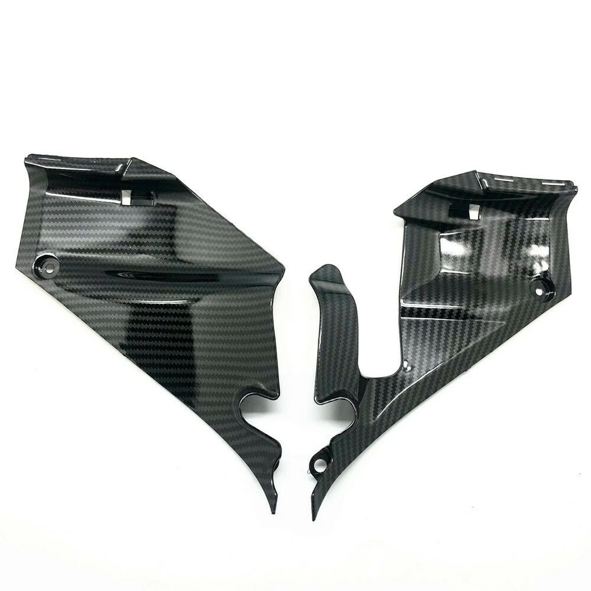 

Carbon Fiber Pattern Left Right Inner Fairing Cowl Pawl Trim Part for 07-12 Honda Cbr 600rr F5