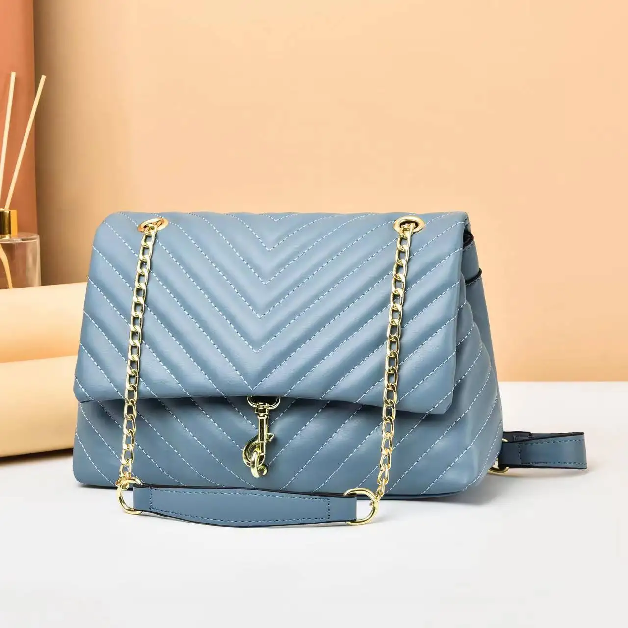 

MONNET CAUTHY New Arrival Bags for Women Elegant Fashion Office Ladies Handbags Solid Color Blue Khaki Black White Crossbody Bag