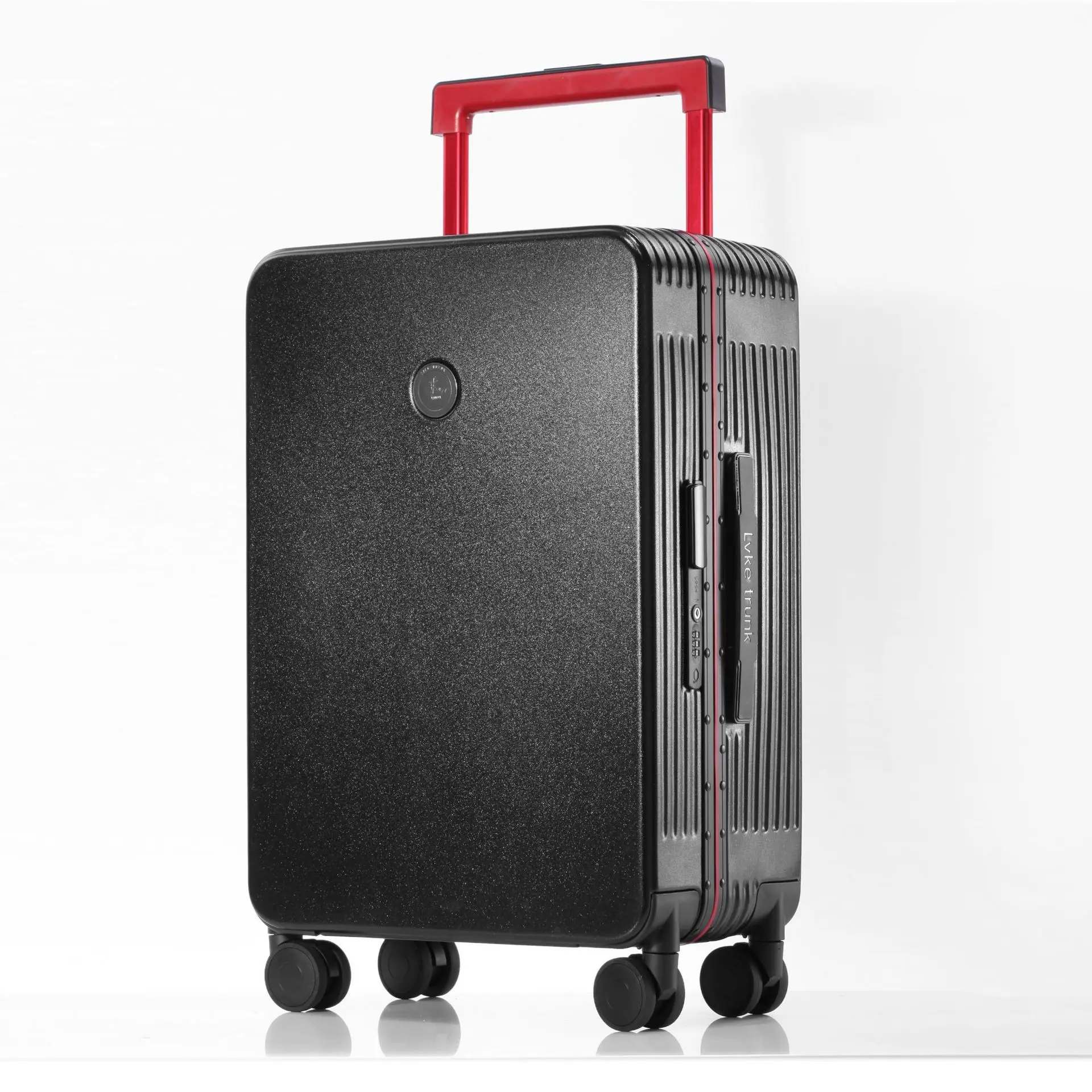 

Retro Scratch-Resistant Hard-Side Student Suitcase 24 Inch Trolley Luggage Aluminum Frame 20 Inch Boarding Travel Bag Women