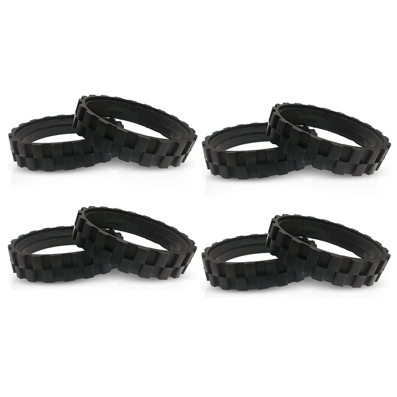 

8Pcs Tire Skin For IROBOT ROOMBA Wheels Series 500, 600, 700, 800 And 900 Anti-Slip, Great Adhesion And Easy Assembly.