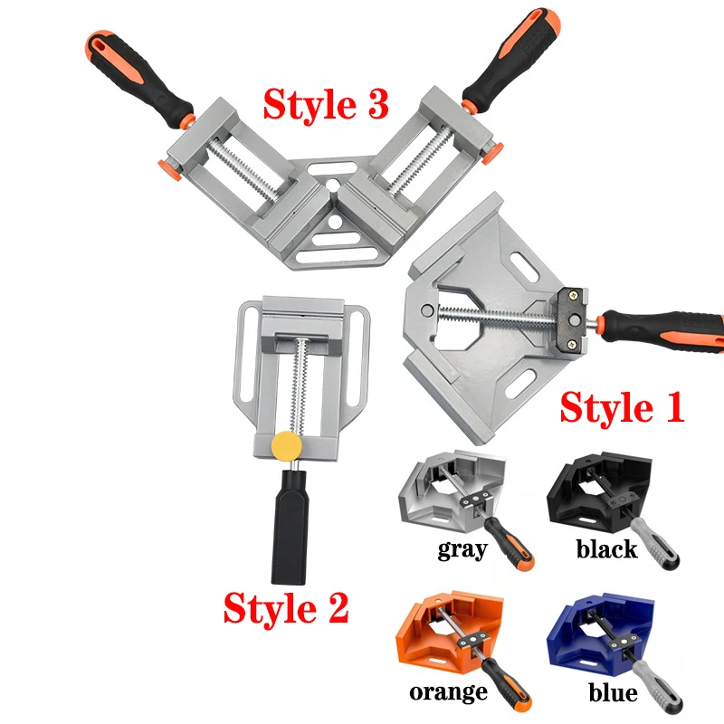 

Multifunction 90 Degree Right Angle Clip Clamp Flat Jaw Pliers Picture Frame Corner Fixing Clip DIY Woodworking Hand Tools