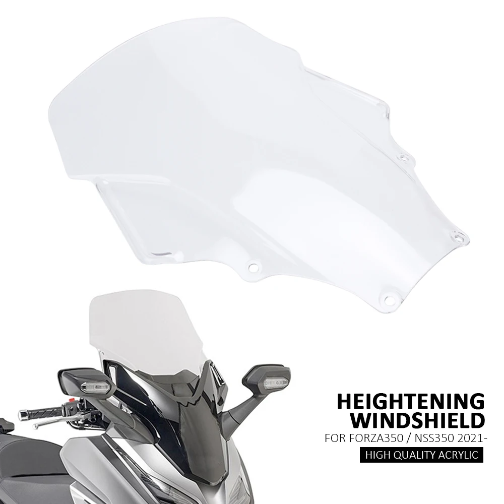 

Для HONDA FORZA 350 Forza350 FORZA350 NSS350 2021 2022 2023 аксессуары для ветрового стекла мотоцикла