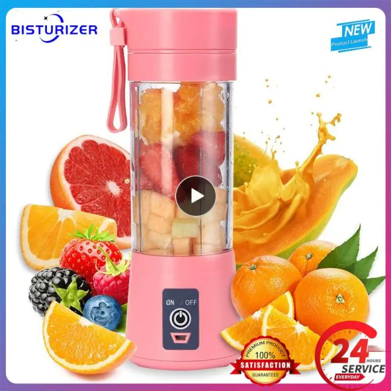 

1~10PCS Portable Juicer Purple Easy To Carry Electric Fruit Juicer Blue Versatile And Efficient Mini Portable Juicer Juicer Pink