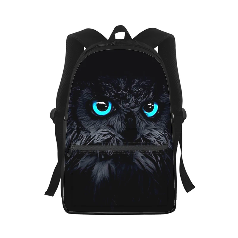 animal owls Men Women Backpack 3D Print Fashion Student School Bag Laptop Backpack Kids Travel Shoulder Bag