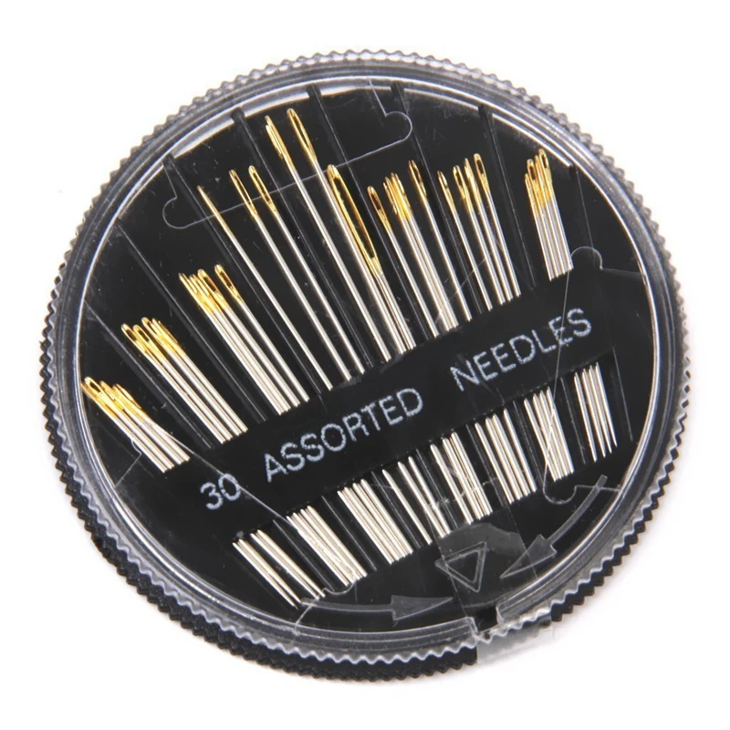 

30Pcs Assorted Hand Sewing Needles Embroidery Mending Craft Quilt Sew Case