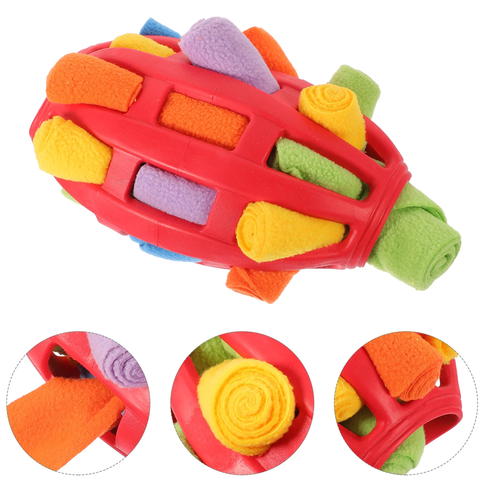 

Puppy Chew Toy Cat Treat Dog Ball Teething Snuffle Dogs Large Breed Polar Fleece Balls Interactive Toys Boredom