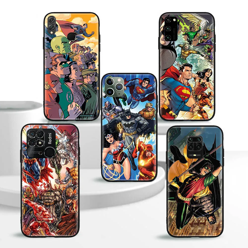 G-22 DC Comics Super hero Soft чехол для OPPO A31 A32 A33 A35 A52 A53 A53S A54 A54S Reno 4 4F 4Z Lite Pro 5G